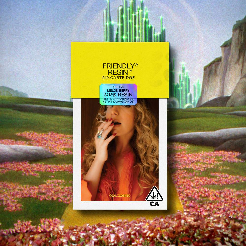 Melon Berry 1g Live Resin Cartridge Friendly Brand