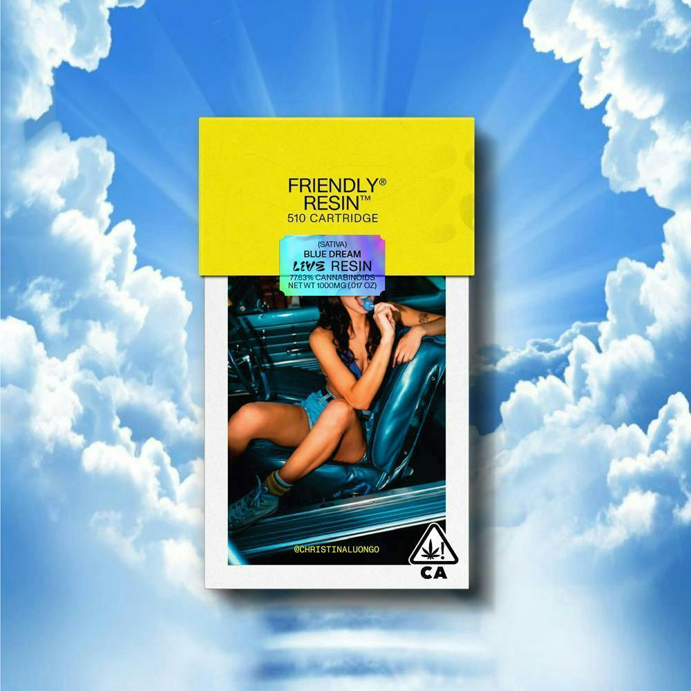 Friendly Brand | Blue Dream | Live Resin Cartridge | 1g