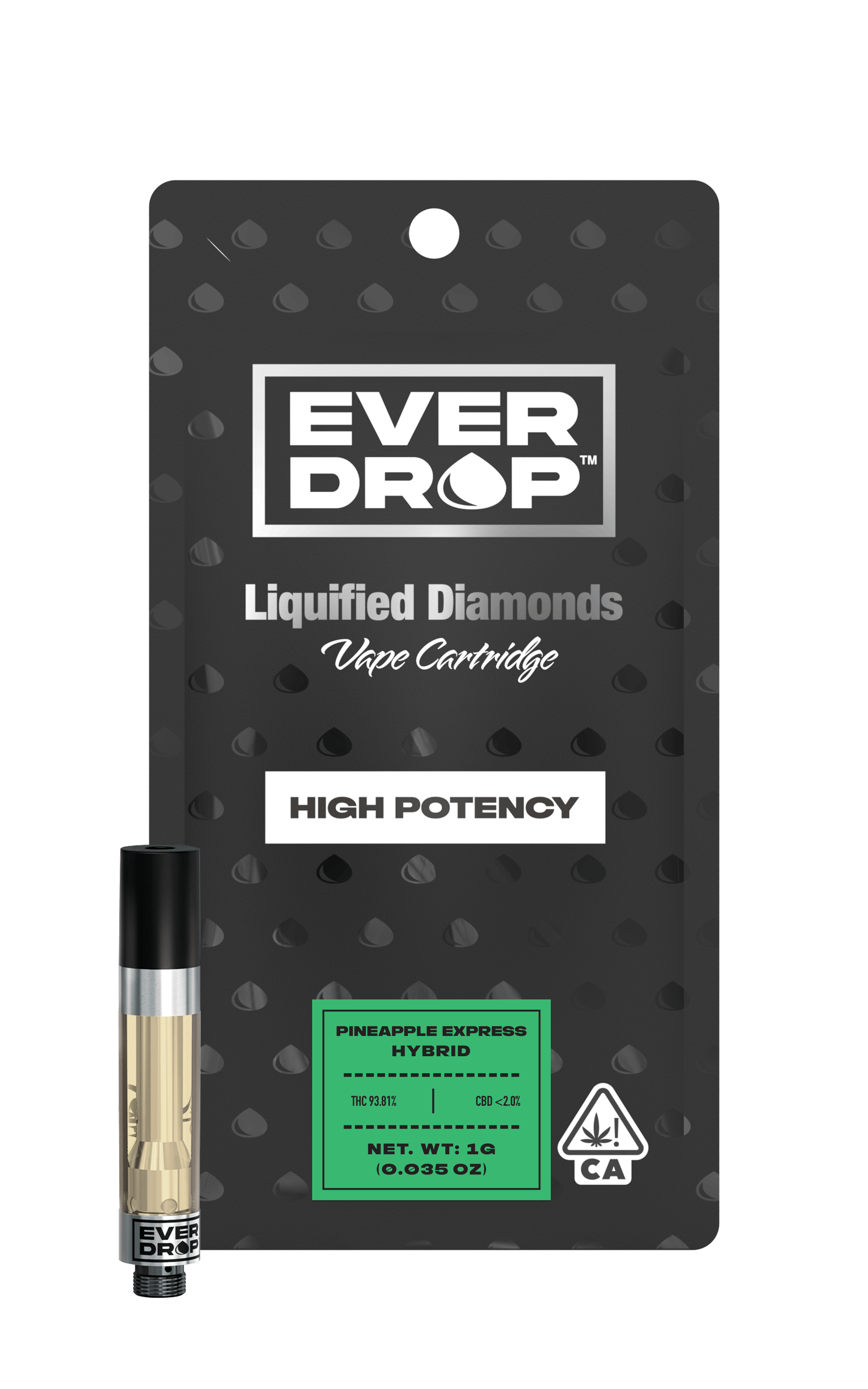 1.0g Pineapple Express Liquified Diamonds Vape Cartridge - EverDrop