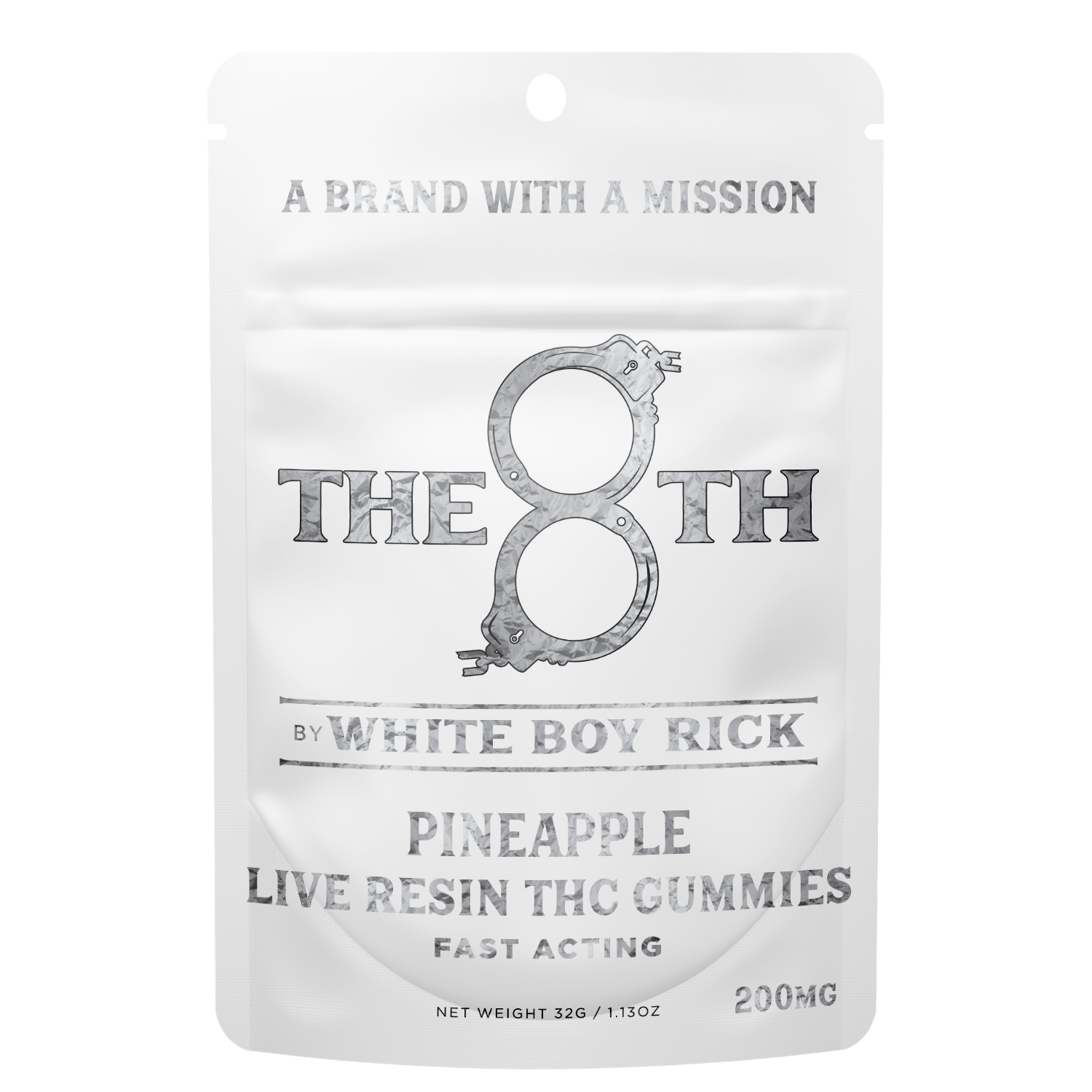 Pineapple Live Resin Gummies | 200mg | 10ct | 20mg/ea by The 8th by White Boy Rick