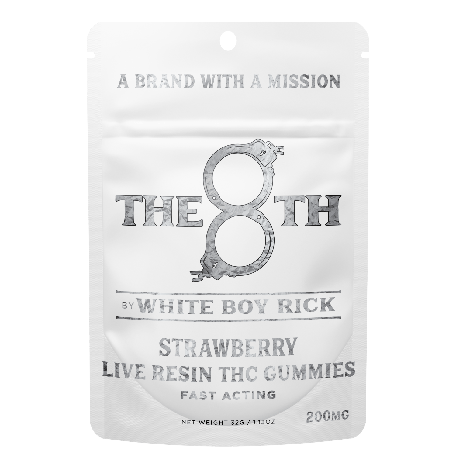 Strawberry Live Resin Gummies | 200mg | 10ct | 20mg/ea