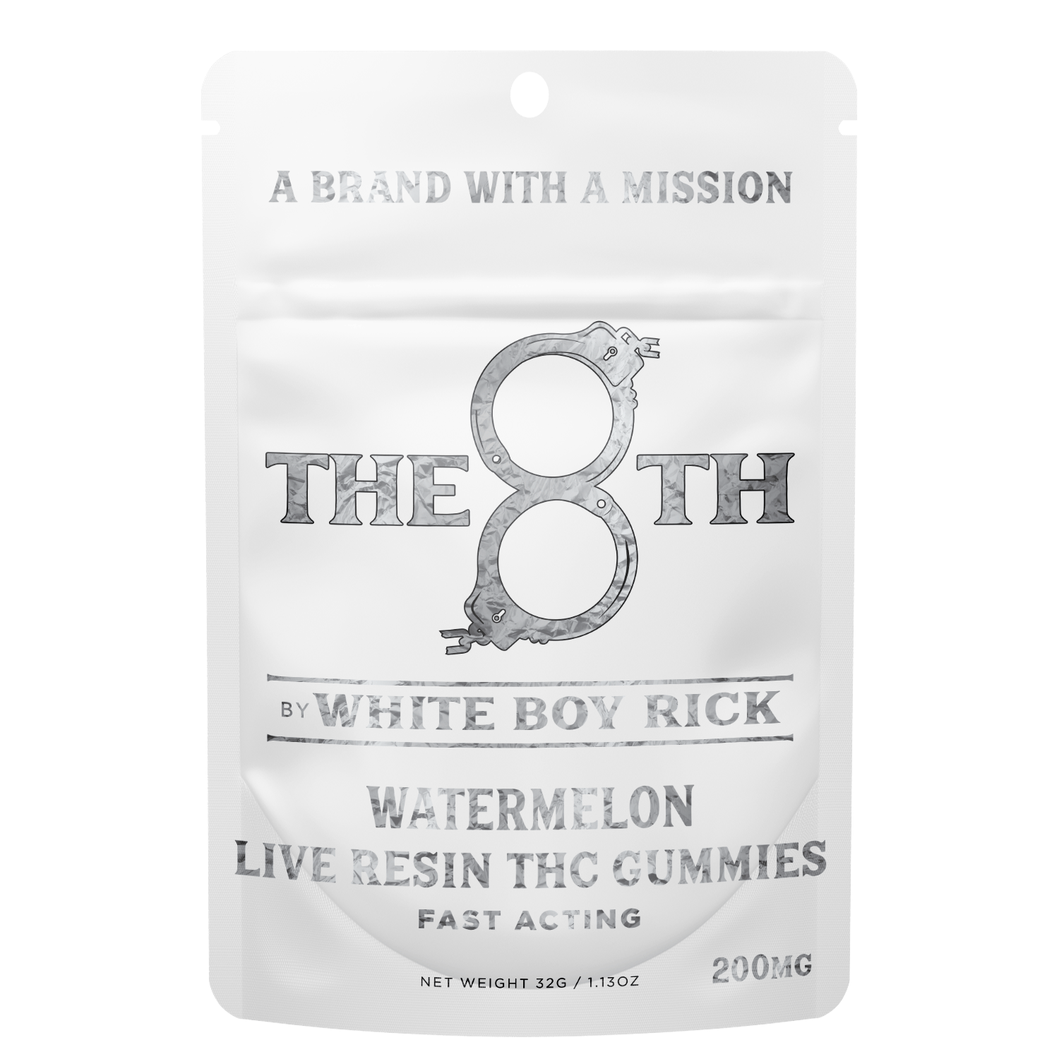 Watermelon Live Resin Gummies | 200mg | 10ct | 20mg/ea