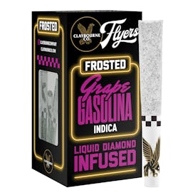 Grape Gasolina (2.5g) - Diamond Frosted Flyers Pre-Rolls