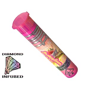 PUFF - Strawberry Banana Smash Diamond Infused pre-roll | 1g