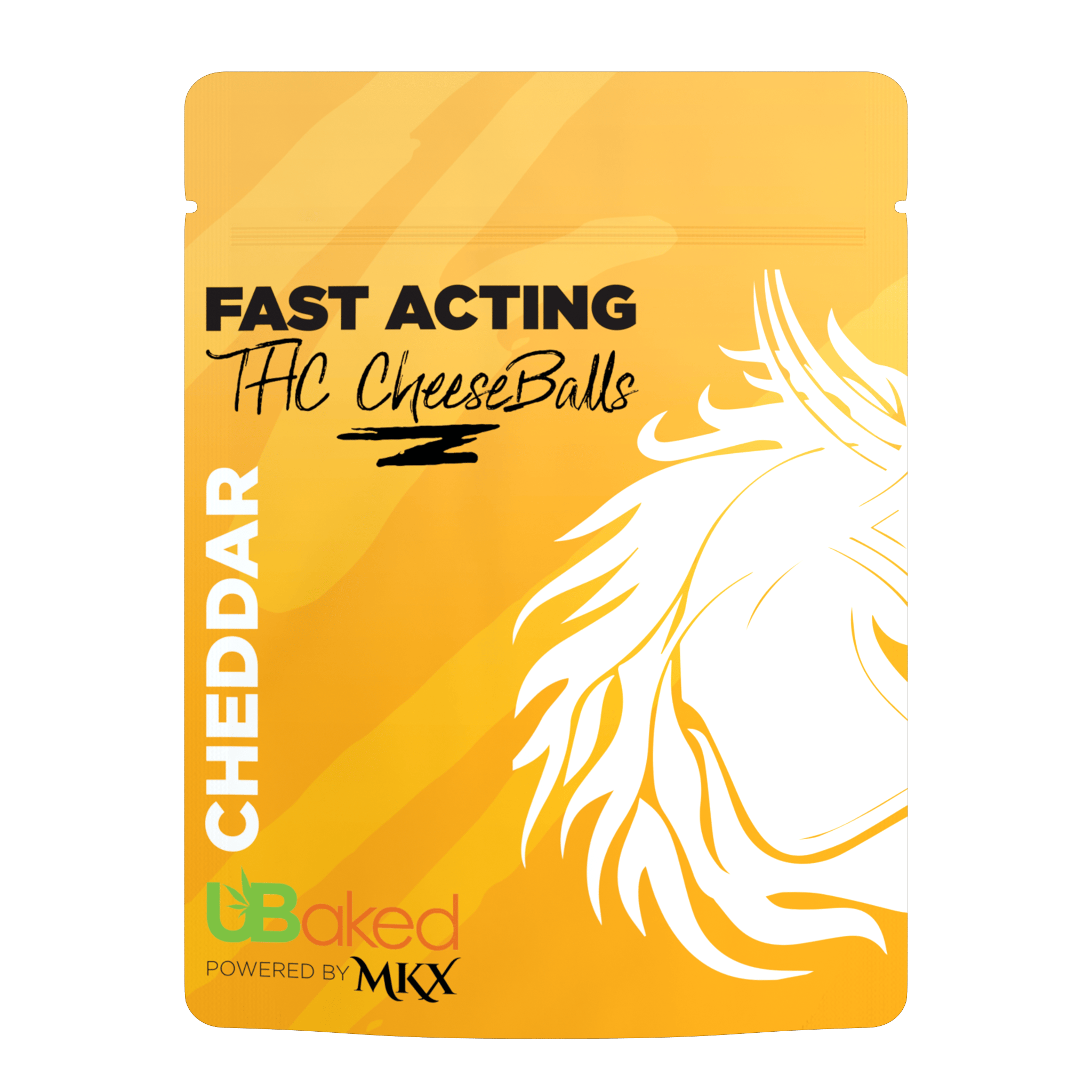 MKX x UBaked | Cheddar Cheese Ball Edibles | 100mg | 10ct | 10mg/ea by MKX Oil Co
