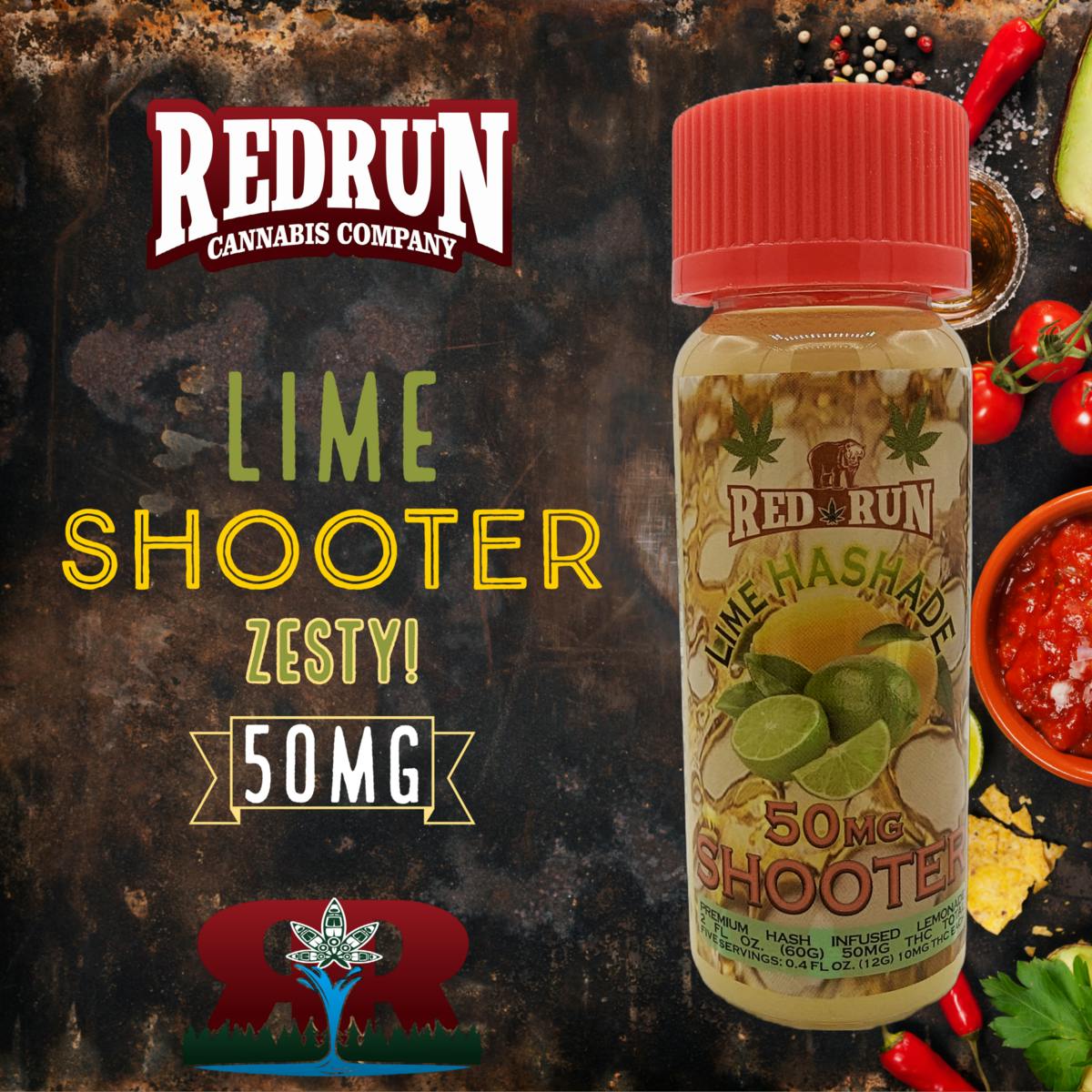 Shooter (Lime - 50mg) - Red Run Cannabis Cultivators