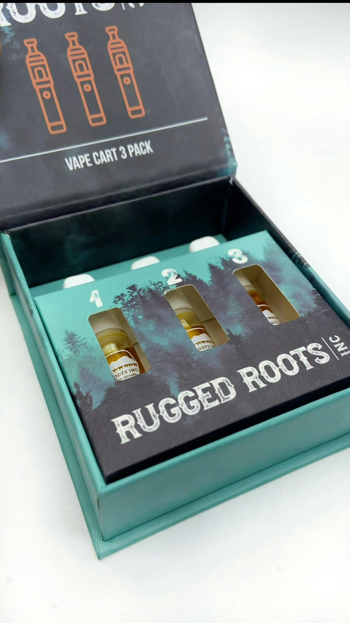 Rugged Roots - Indica Pack Distillate Cartridge Flight - Rugged Roots