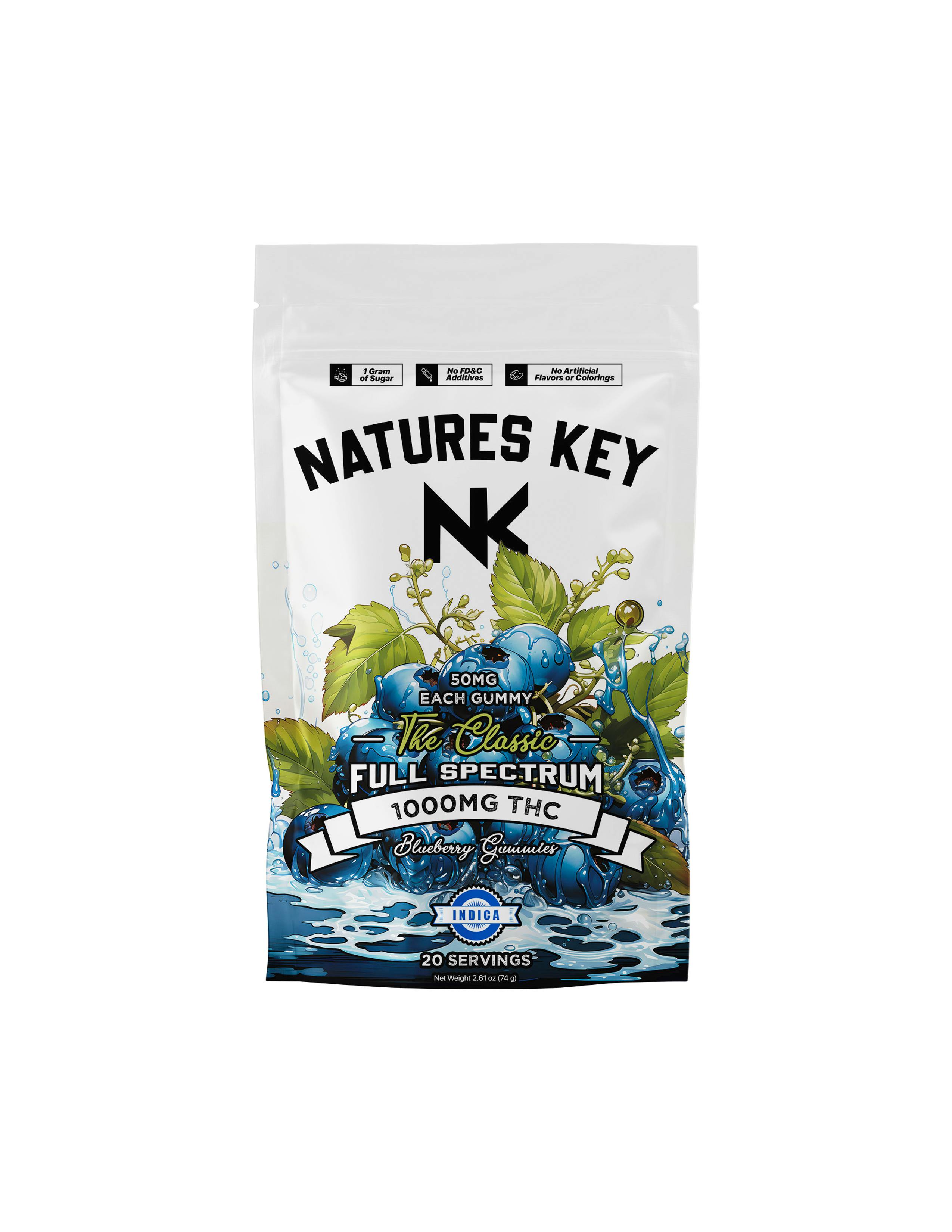 Blueberry | 1000mg | Indica Gummies