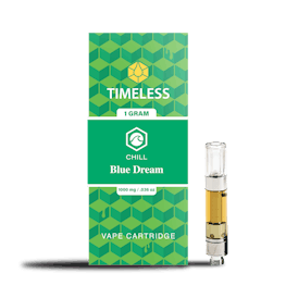 Timeless Blue Dream 1000mg Vape Cartridge (Chill)