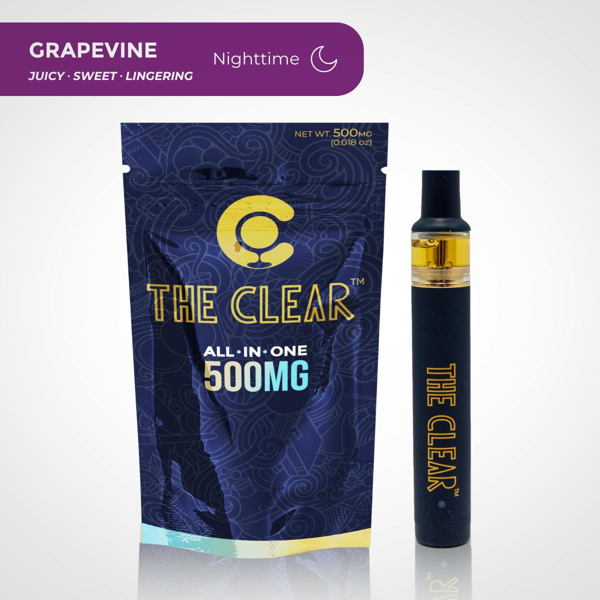 The CLEAR Original All-in-One 500mg | Grapevine at Codes Dispensary Little Rock