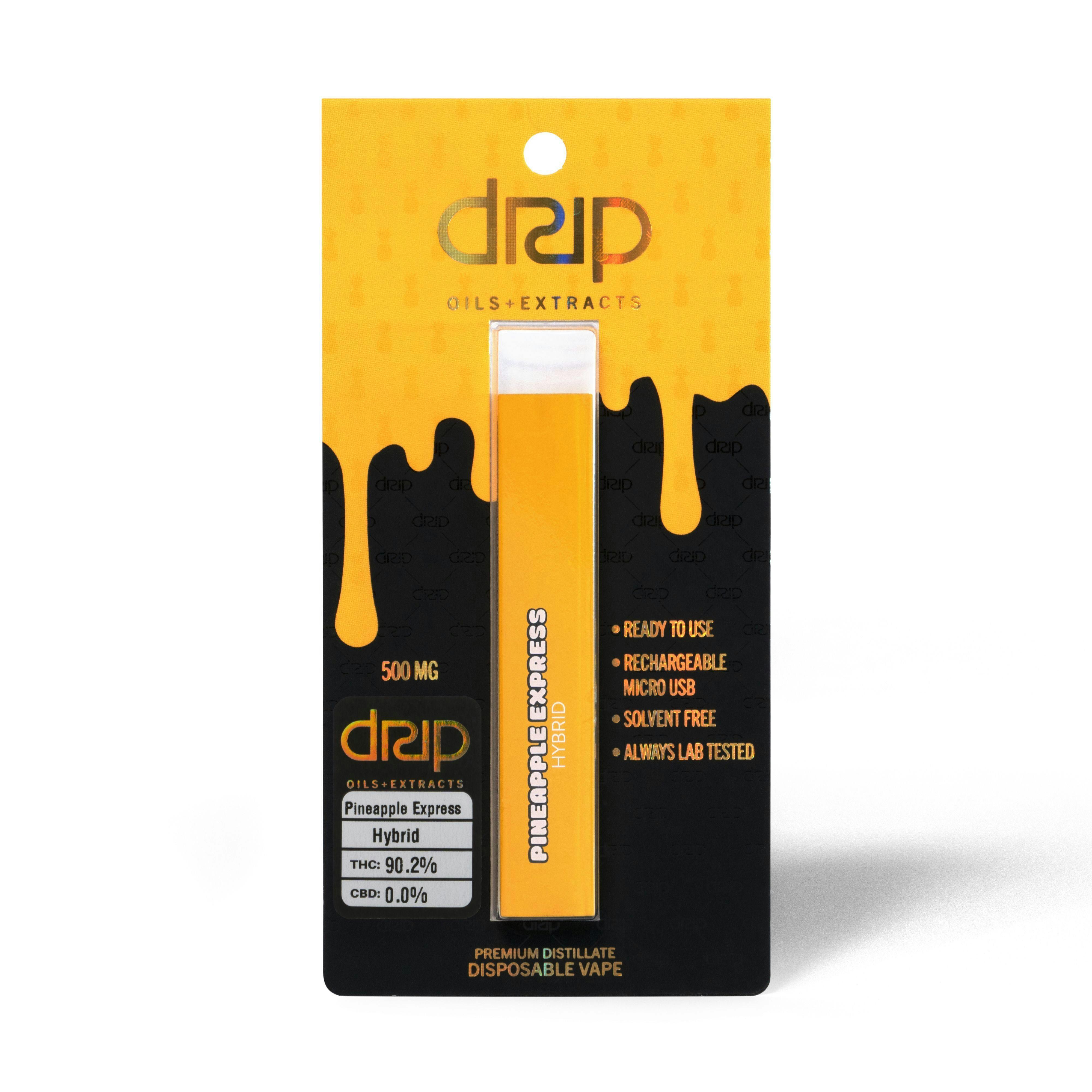 Drip Disposable Vape 500mg Pineapple Express Weedmaps