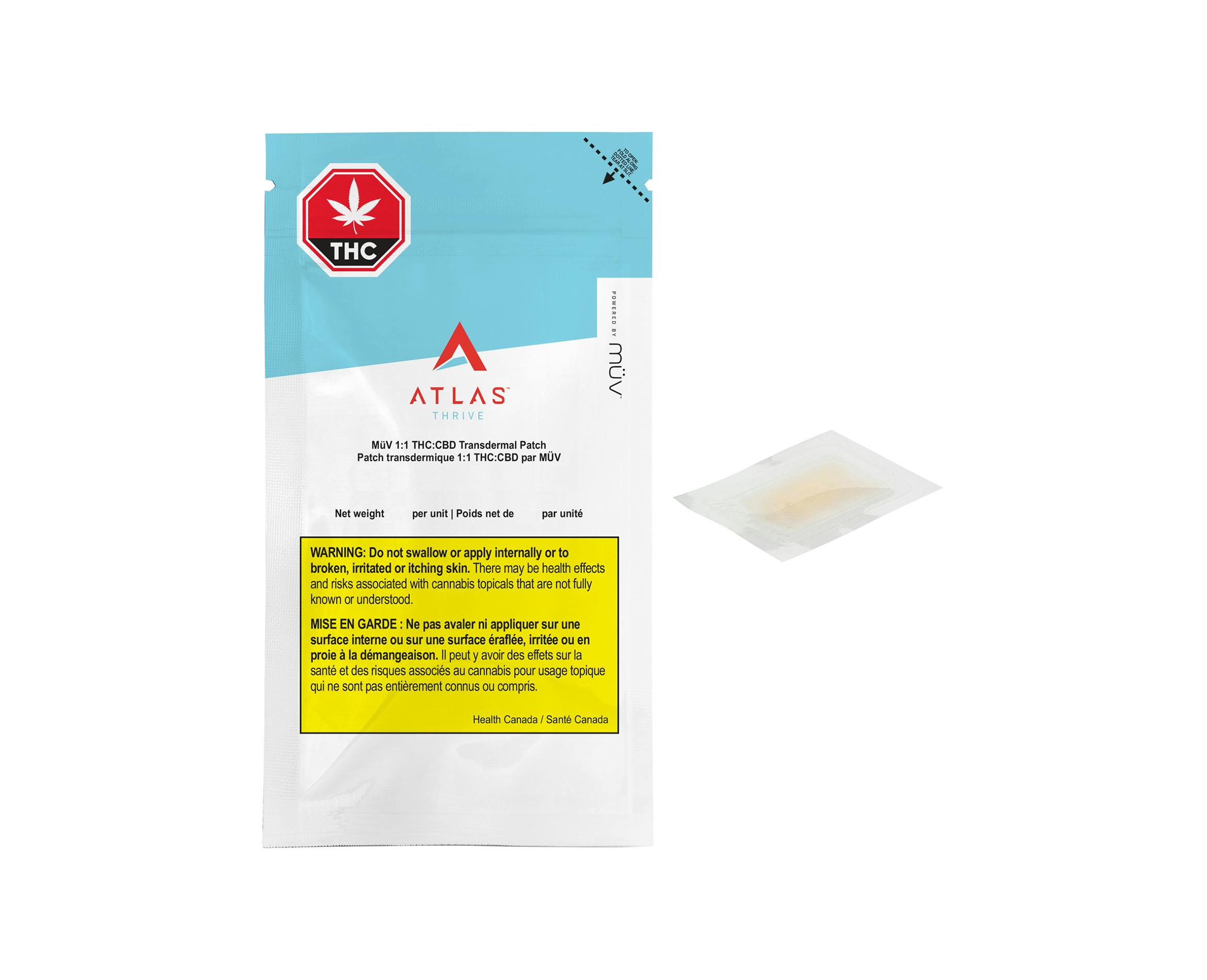 Balanced Transdermal Patch Cbd/thc