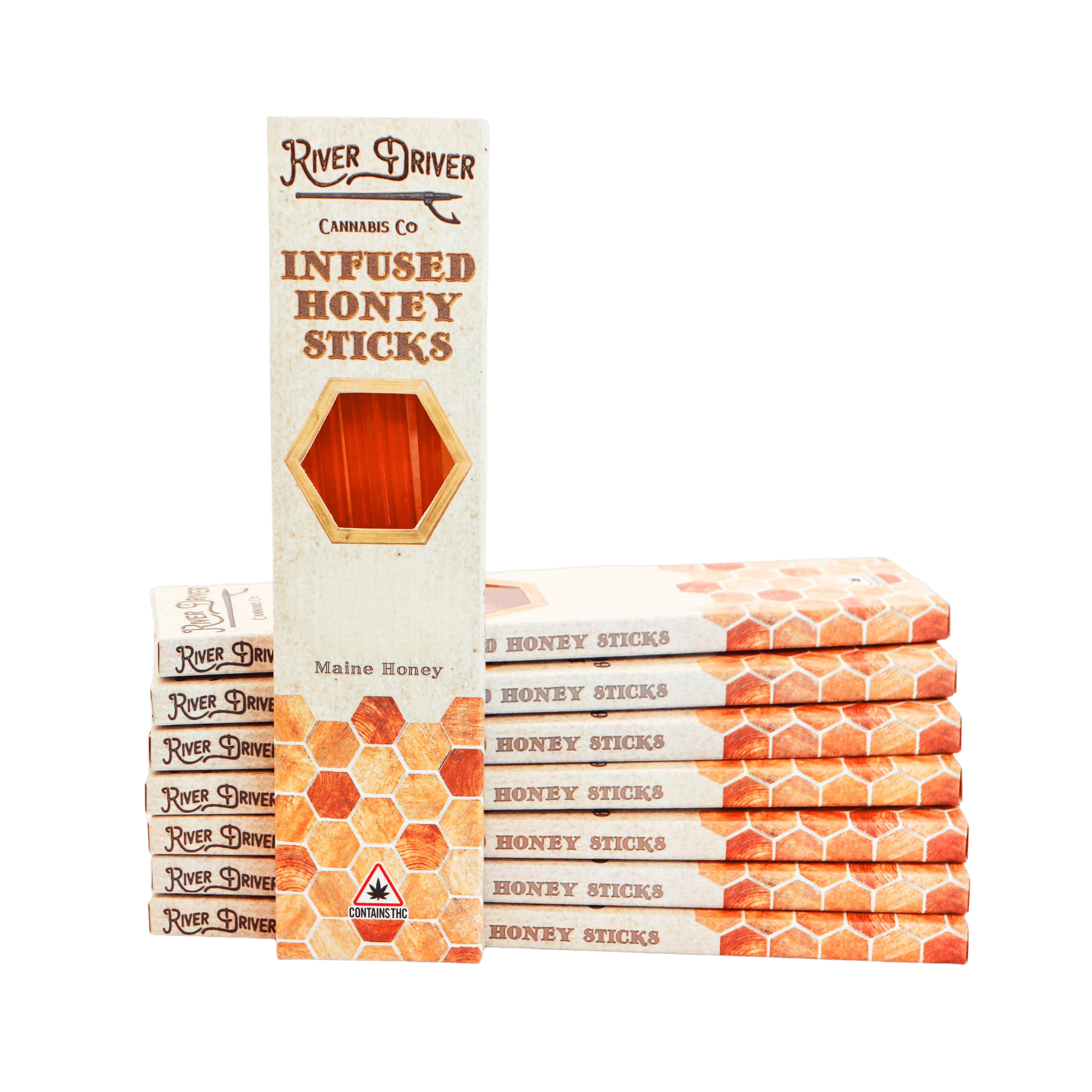 Raspberry Honey Sticks 54mg River Driver Cannabis Co