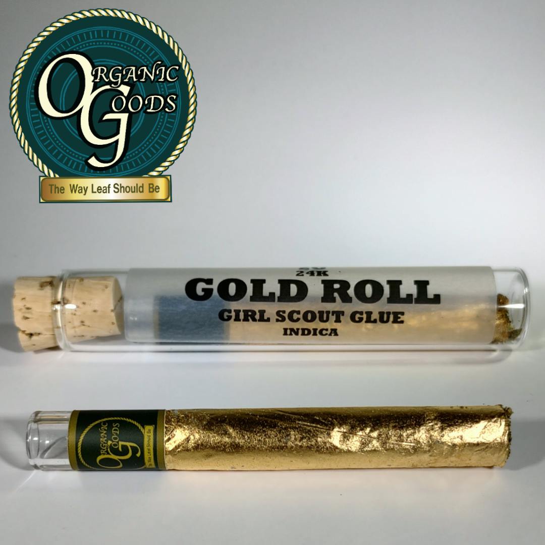 Organic Goods Gold Roll Girl Scout Glue PreRoll 2g Weedmaps