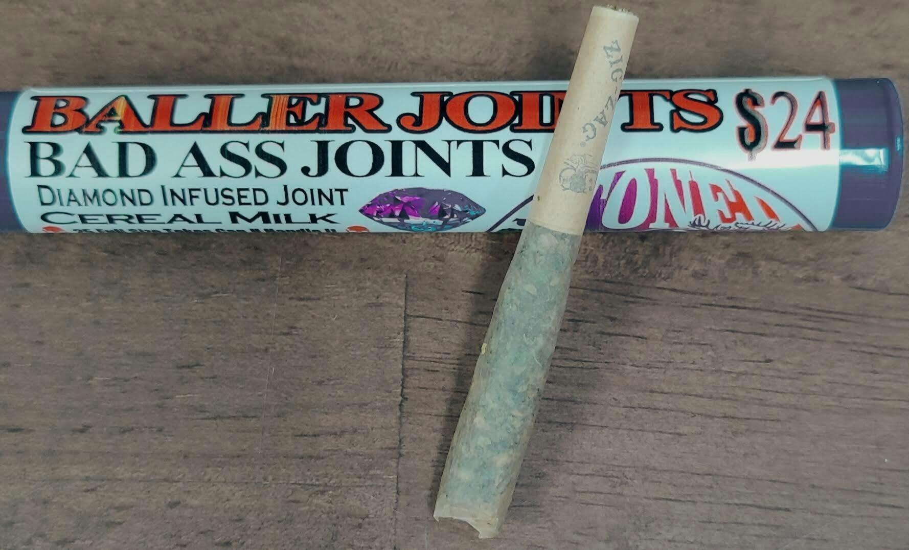 Diamond Infused Baller Joint - Cereal Milk - .75g at The Knotty Puffin