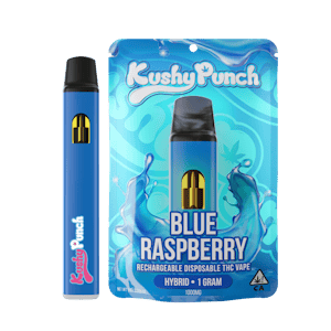 KUSHY PUNCH - 1G Kushy Punch Vape - Blue Raspberry