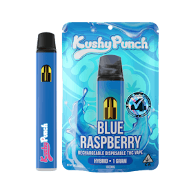 1G Kushy Punch Vape - Blue Raspberry