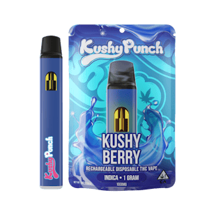 KUSHY PUNCH - 1G Kushy Punch Vape All-In-One- Kushy Berry