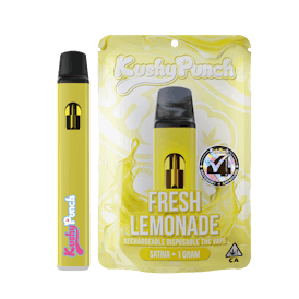 1G Kushy Punch Vape - Fresh Lemonade