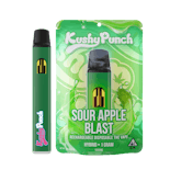 1G Kushy Punch Vape All-In-One- Sour Apple Blast