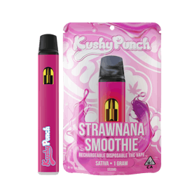 1G Kushy Punch Vape - Strawnana Smoothie
