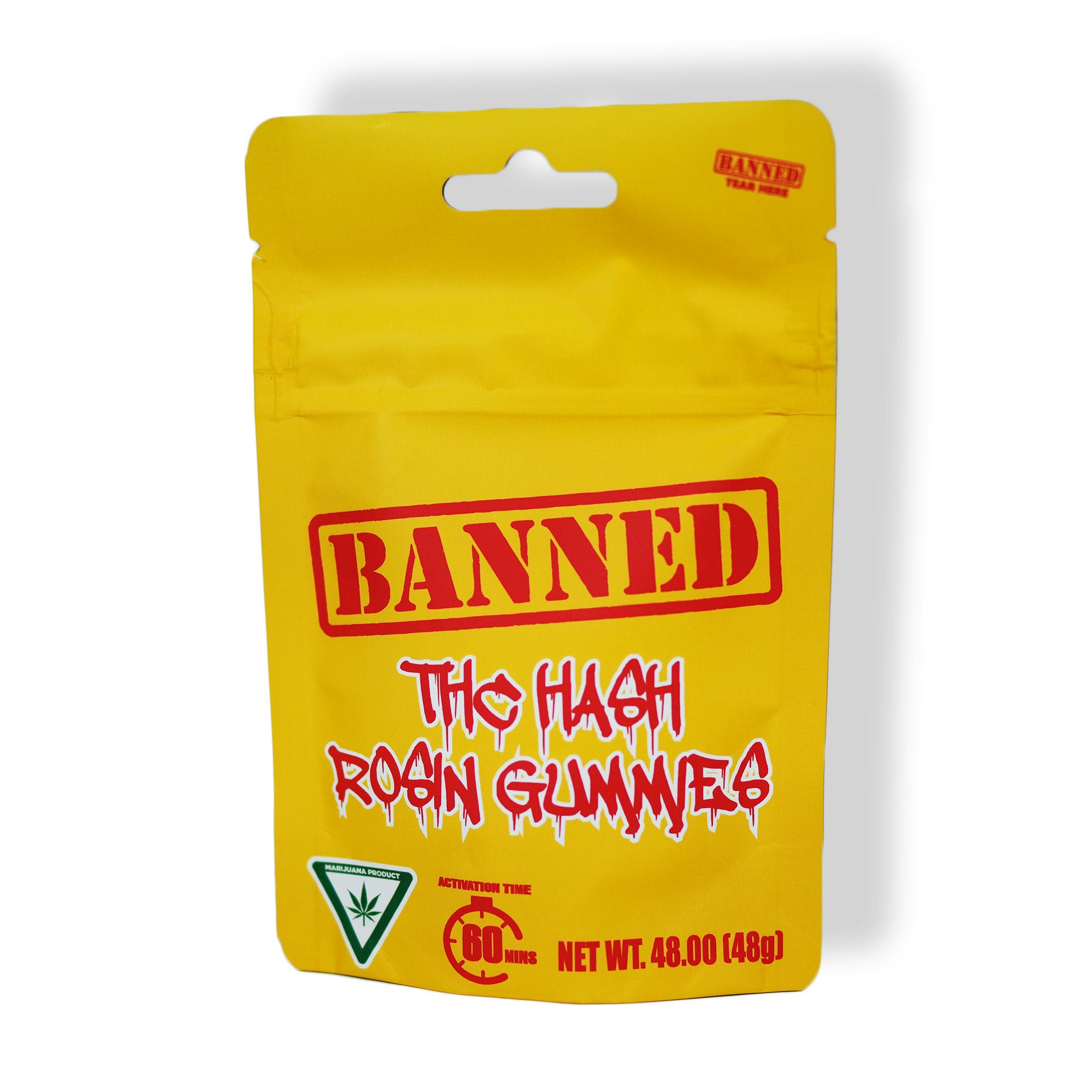 BANNED Hash Rosin Gummy Clusters 100MG | 5/20MG PCS - Banned Edible Co