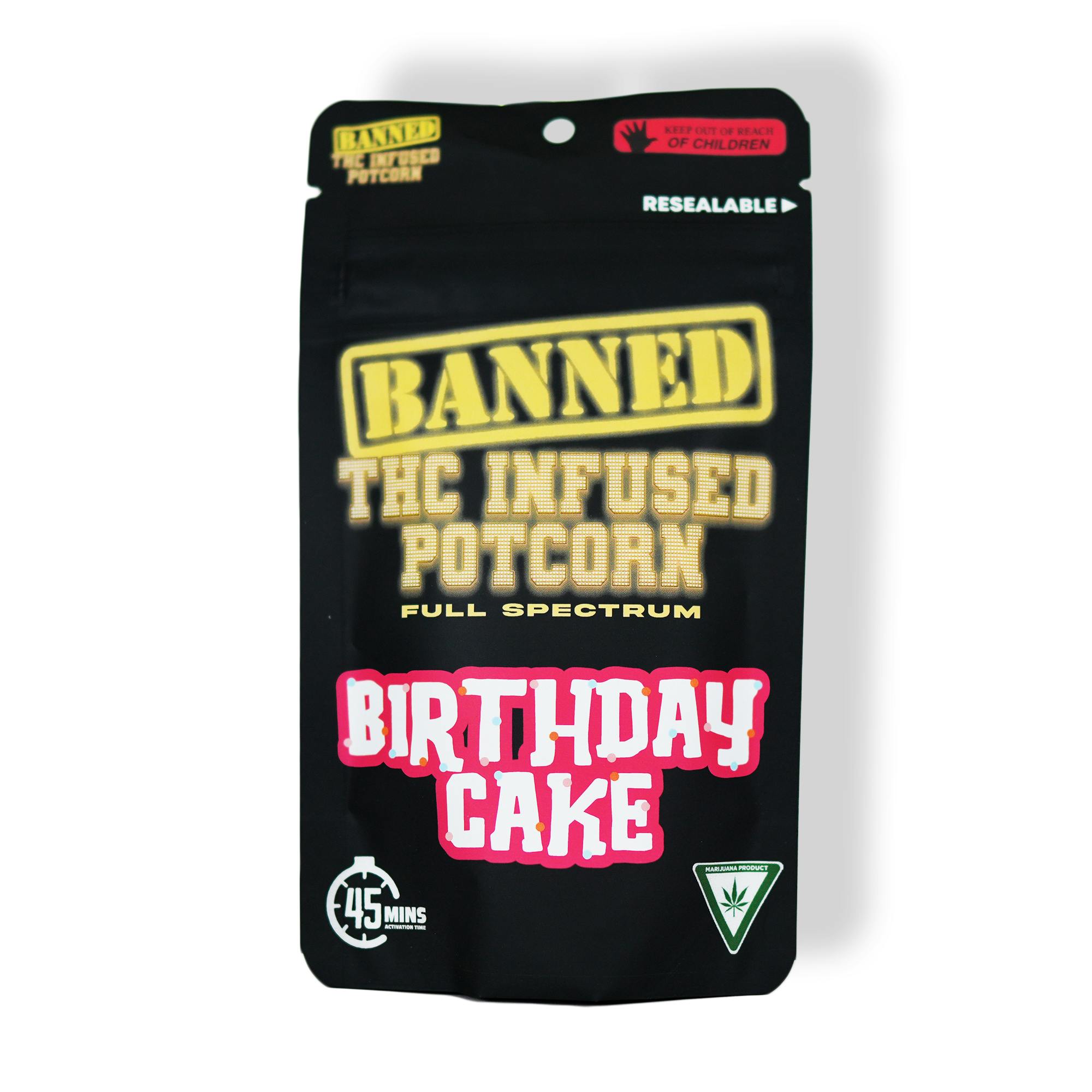 Potcorn | Birthday Cake | Edibles | 100mg