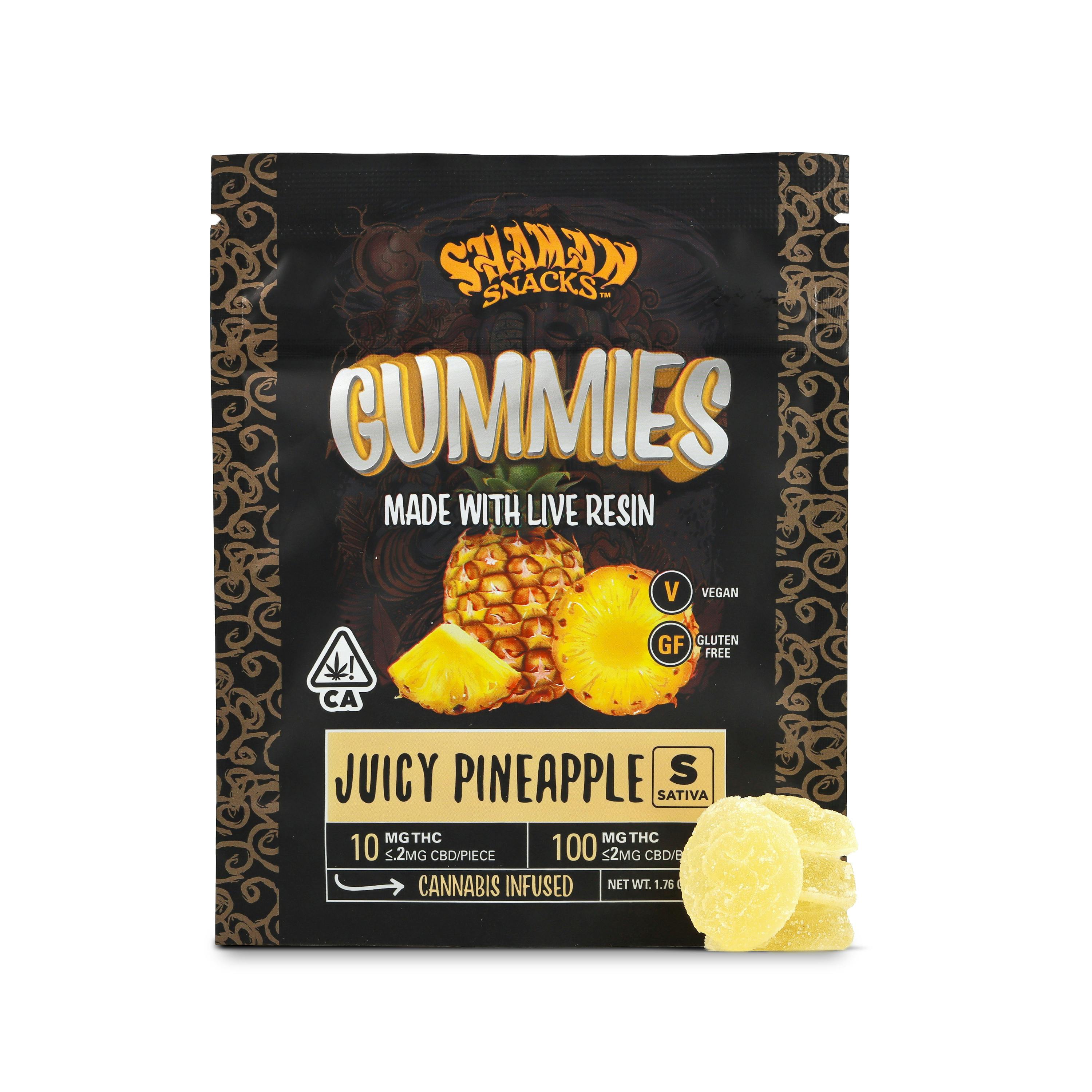 Shaman Snacks — Juicy Pineapple