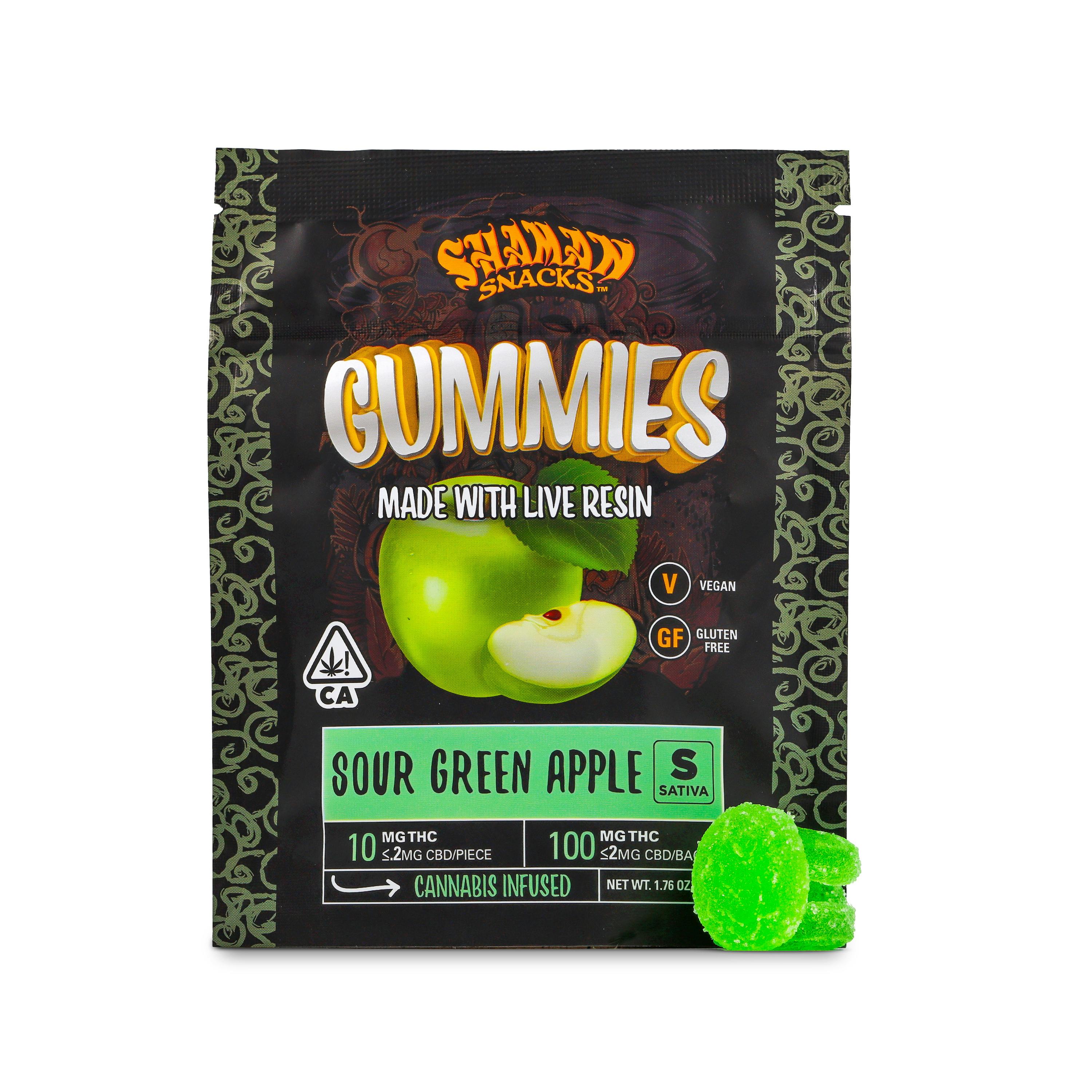 Shaman Snacks — Sour Green Apple