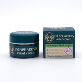 1:1 Relief Cream - Cedar & Black Pepper [0.5oz] (200mg CBD/200mg THC)