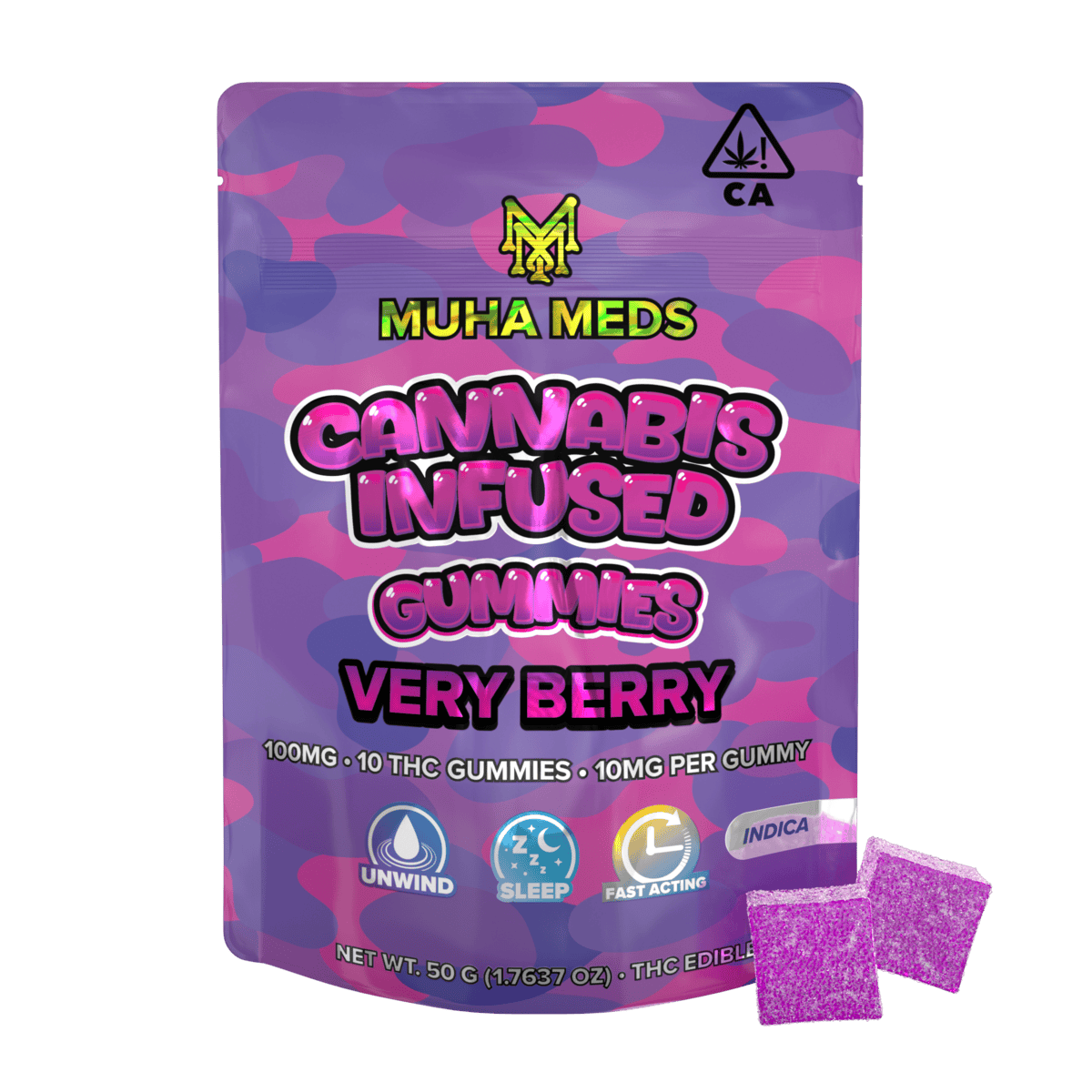Very Berry Cannabis Infused Gummies