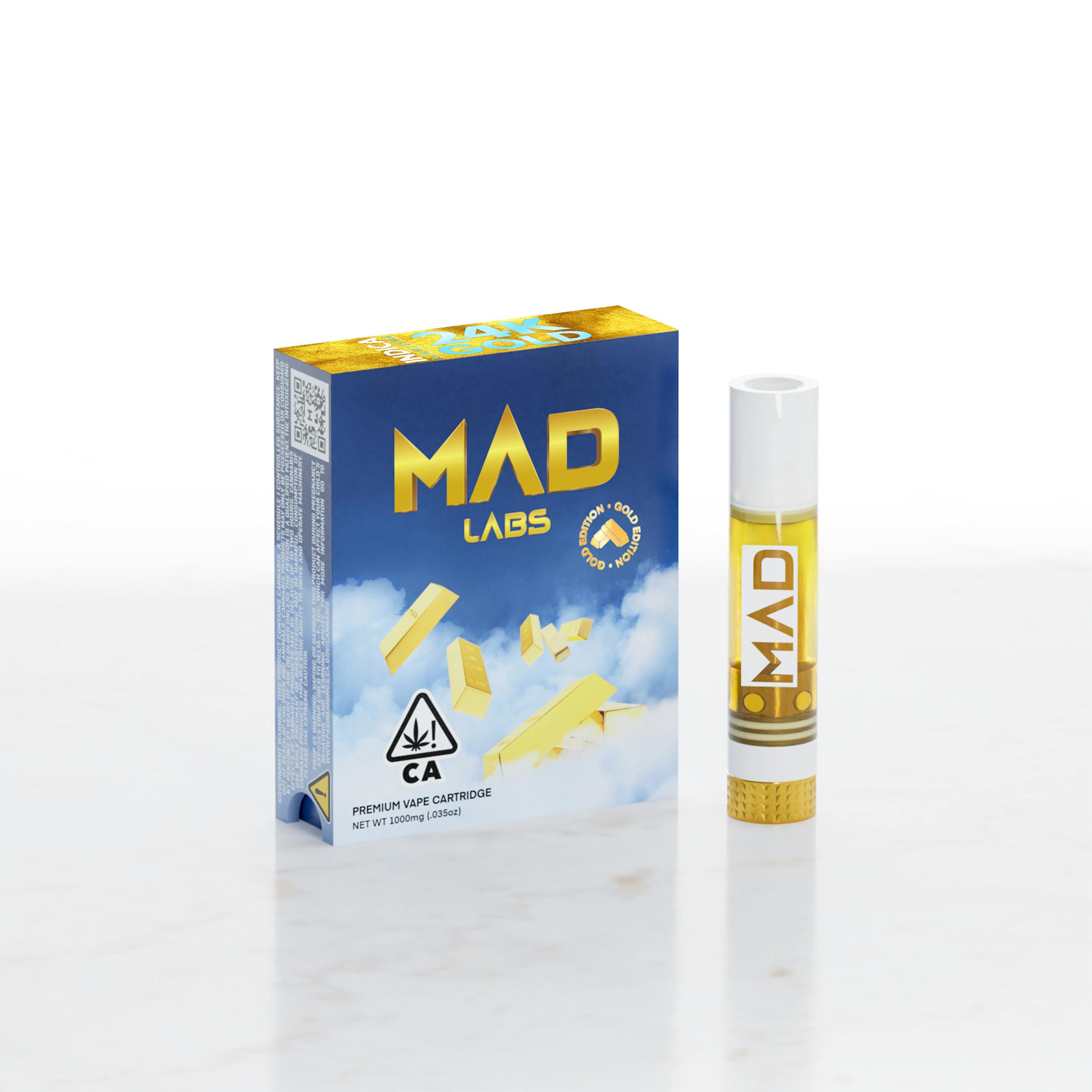 Mad Labs 24k Gold Cartridge Gold Edition 1G Mad Labs