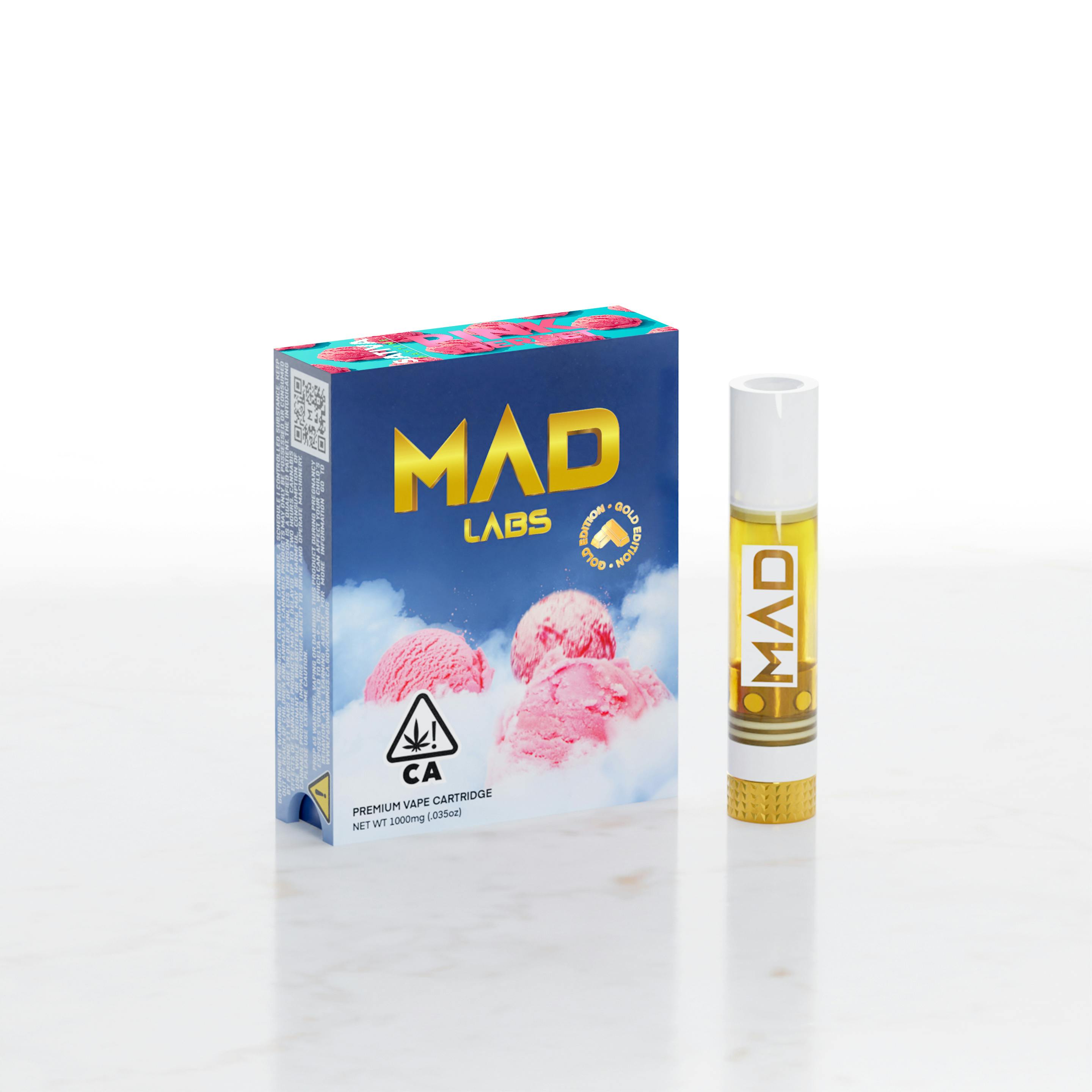Mad Labs Pink Sherbet Cartridge Gold Edition 1G Mad Labs