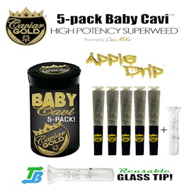Caviar Gold l Baby Cavi l Apple Drip l 2.5g 5pk
