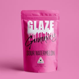 Glaze | Sour Watermelon Gummies | 100mg