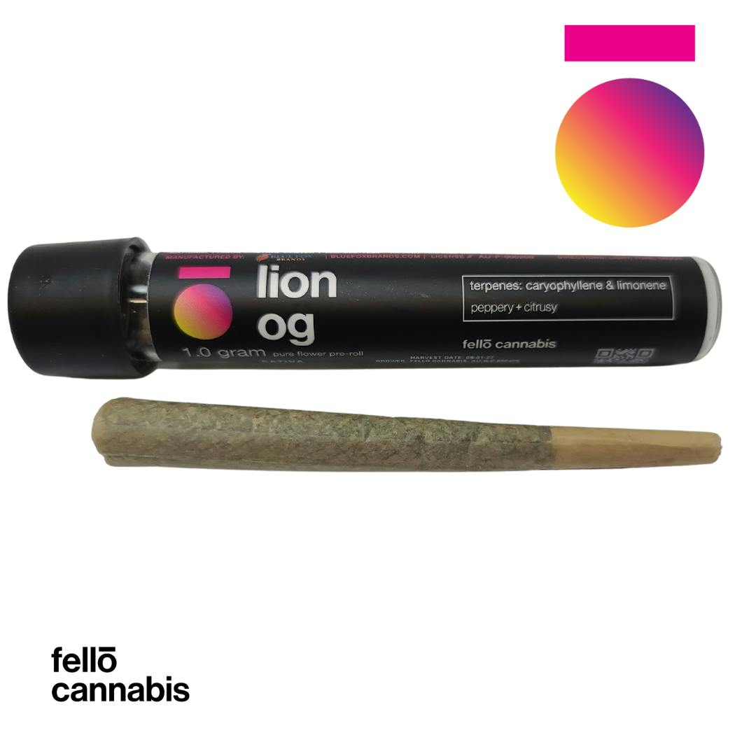 lion og 1g pre roll