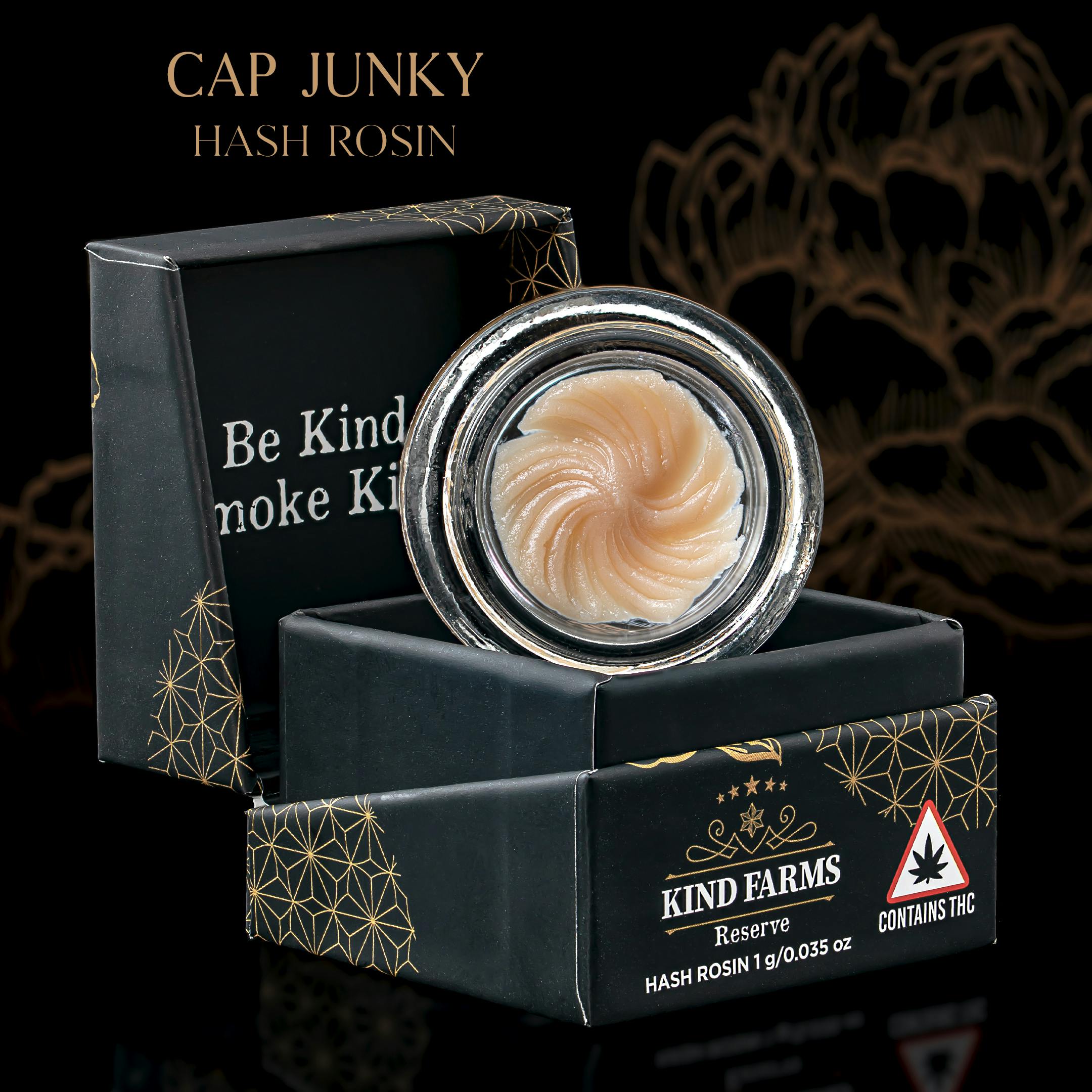 Cap Junky Live Hash Rosin - Kind Farms Reserve by Kind Farms Reserve