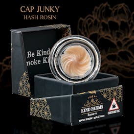 Cap Junky Live Hash Rosin - Kind Farms Reserve