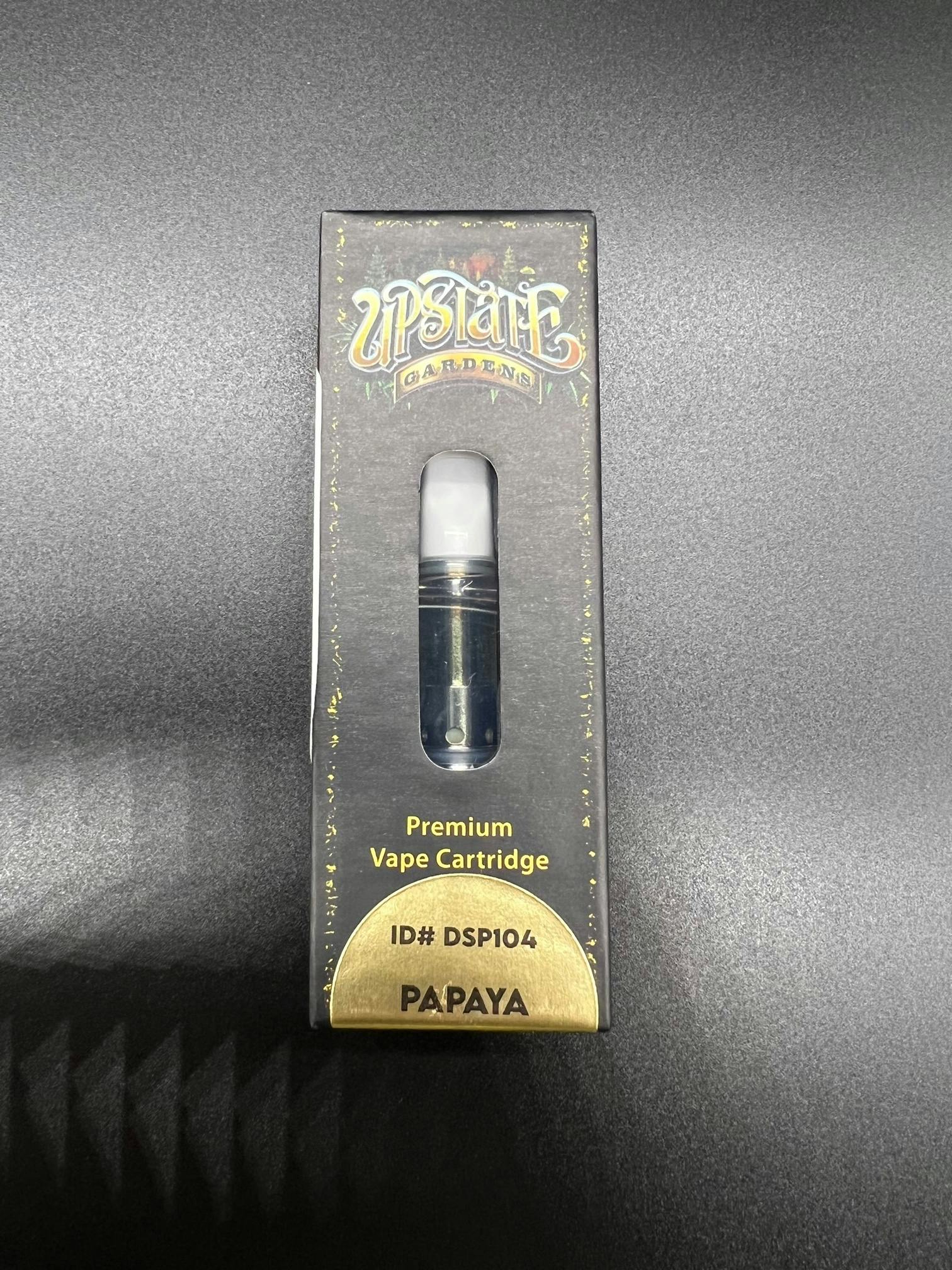 Upstate Gardens 1g Distillate Cartridge Papaya (Indica) Weedmaps