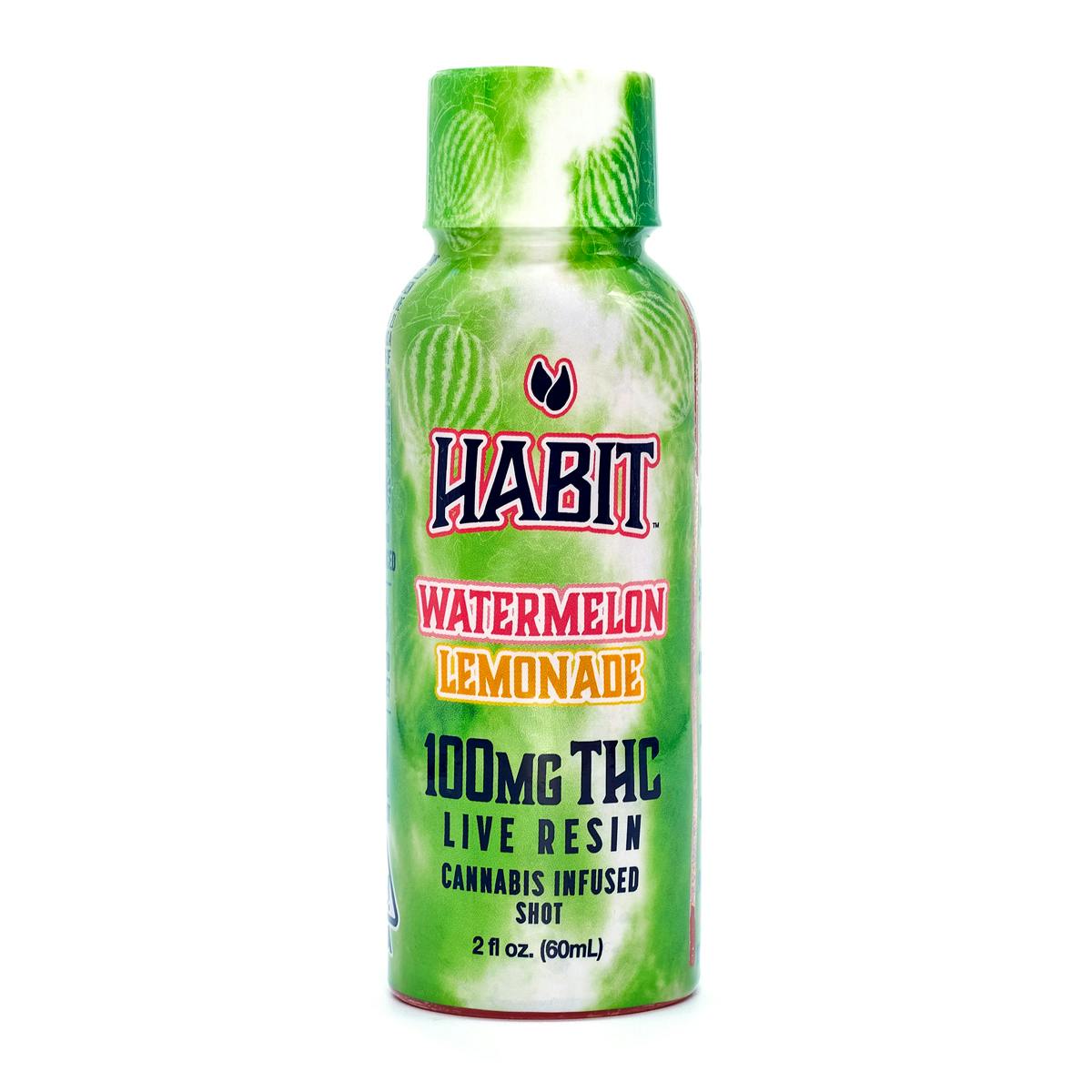 2oz Watermelon Lemonade Shot / Beverage - 100mg THC at Pure Bliss Dispensary
