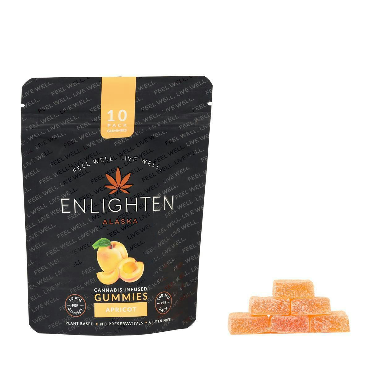Apricot Gummies - 10 Pack (100mg)