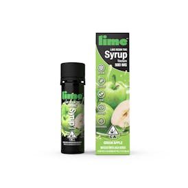 500mg Live Resin THC Syrup Tincture | Green Apple