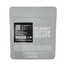 - PEANUT BUTTER GELATO - 3.5G Grey Label Mylar