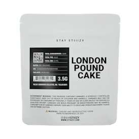 - LONDON POUND CAKE - 3.5G White Label Mylar