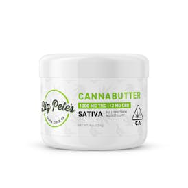 Big Pete's Cannabutter - Sativa 1000mg THC