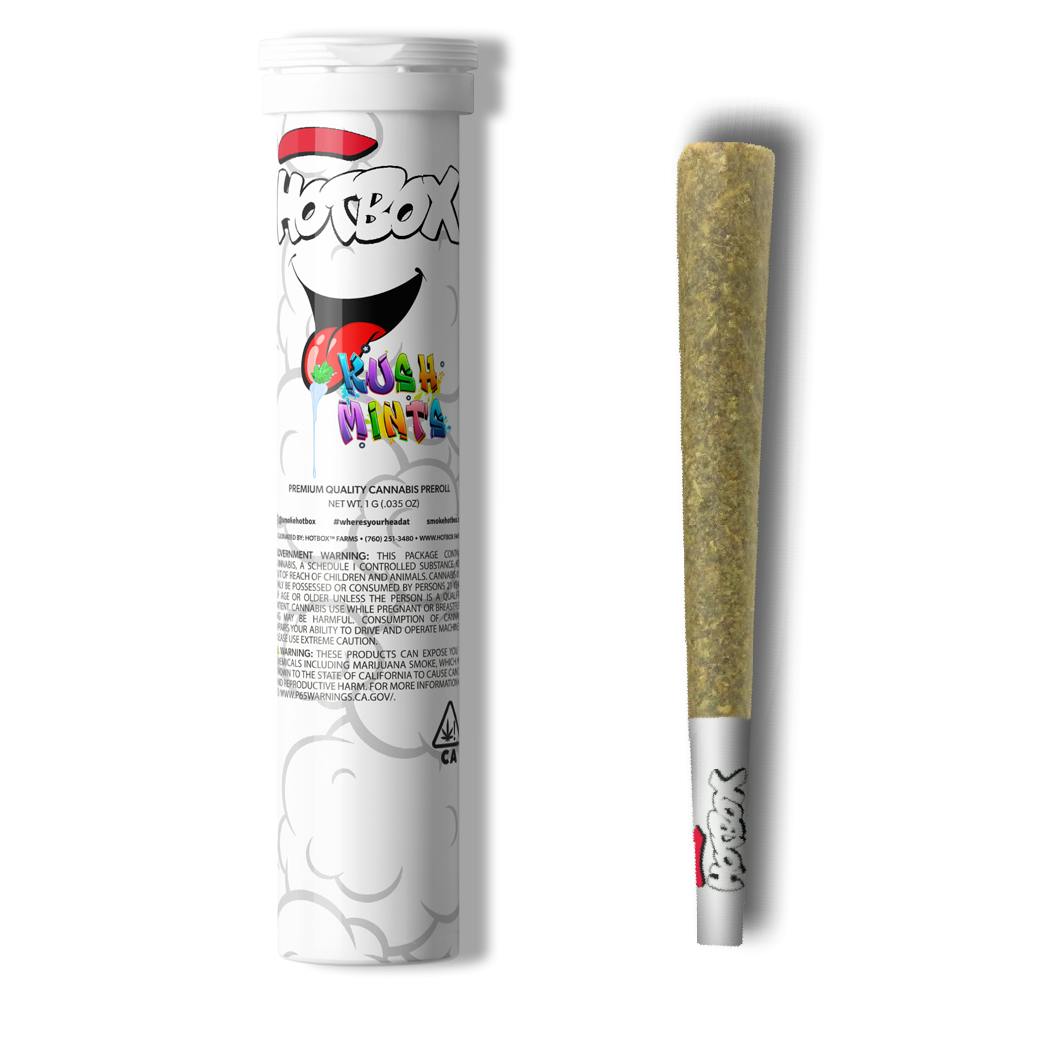 HOTBOX Kush Mints Indica Preroll (1g) HOTBOX™