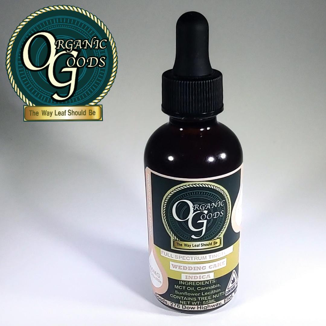 Organic Goods Tincture THC Full Spectrum Wedding Cake 550 MG - Organic ...