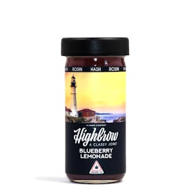 Highbrow Hash Rosin Blueberry Lemonade Drink 100mg - Adult Use
