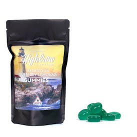 Highbrow Hash Rosin Blueberry Lemonade Gummies 100mg