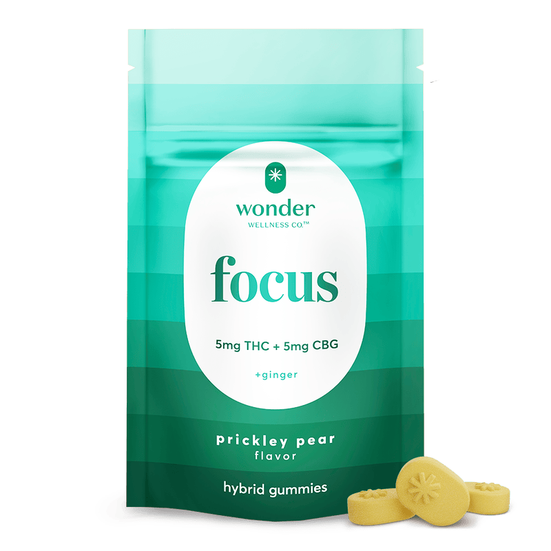 Focus | Prickly Pear 1:1 THC:CBG Gummies | 100mg | 20ct | 5mg/ea